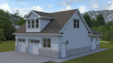 Farmhouse House Plan - Erik Garage 68859 - Right Exterior