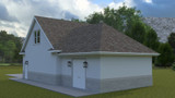 Farmhouse House Plan - Erik Garage 68859 - Right Exterior
