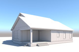 Secondary Image - Cottage House Plan - Cottage Hill 45980 - Rear Exterior