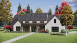 Mountain Rustic House Plan - 33561 - Right Exterior