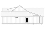 Farmhouse House Plan - Silver Hill 61610 - Right Exterior