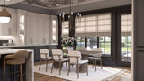 Secondary Image - Classic House Plan - Foxtail Manor 22613 - Dining Room
