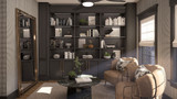 Classic House Plan - Foxtail Manor 22613 - Office