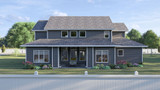 Craftsman House Plan - Kingston 13419 - Rear Exterior