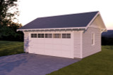 Country House Plan - Garage 74444 - Front Exterior