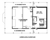 Secondary Image - Mountain Rustic House Plan - 43512 - Basement Floor Plan