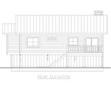 Craftsman House Plan - 48227 - Rear Exterior