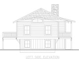 Craftsman House Plan - 48227 - Left Exterior