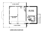 Secondary Image - Lodge Style House Plan - 19919 - Basement Floor Plan