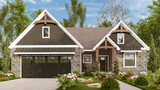 Craftsman House Plan - 61537 - Front Exterior