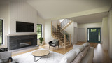 Craftsman House Plan - 61537 - Great Room Craftsman House Plan - 61537 - Great Room