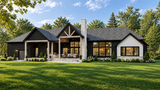 Modern House Plan - 61843 - Rear Exterior