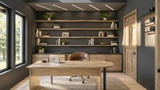 Modern House Plan - 61843 - Office