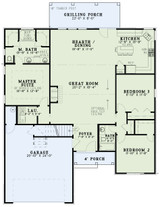 Classic House Plan - Ashlyn Cove 20840 - 1st Floor Plan