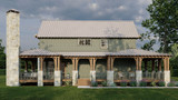 Craftsman House Plan - Angler Retreat 21424 - Left Exterior