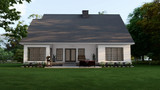 Craftsman House Plan - Ambrose Boulevard 83158 - Rear Exterior