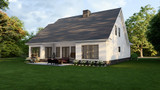 Craftsman House Plan - Ambrose Boulevard 83158 - Right Exterior