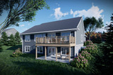 Craftsman House Plan - 29796 - Rear Exterior