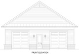 Traditional House Plan - Bayfield Garage 2 24559 - Front Exterior