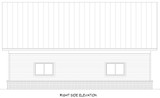 Traditional House Plan - Bayfield Garage 2 24559 - Right Exterior