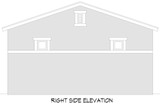 Southwest House Plan - Estrella Garage 68982 - Right Exterior