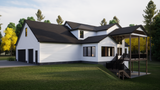 Modern House Plan - 51080 - Rear Exterior