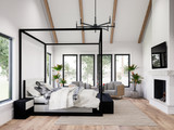 Modern House Plan - 51080 - Master Bedroom