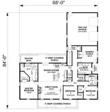 Farmhouse House Plan - 95588 - 1st Floor Plan
