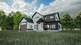 Farmhouse House Plan - The Churchill Arms 11573 - Right Exterior