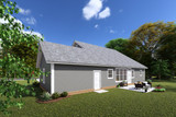 Cottage House Plan - Blueriver 21241 - Rear Exterior