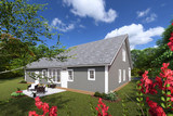 Cottage House Plan - Blueriver 21241 - Rear Exterior