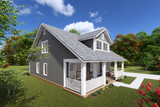 Cottage House Plan - Blueriver 21241 - Left Exterior