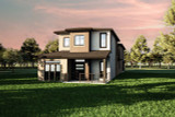 Contemporary House Plan - The Crown and Anchor 62587 - Front Exterior
