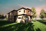 Contemporary House Plan - The Crown and Anchor 62587 - Left Exterior