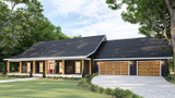 Farmhouse House Plan - 93492 - Front Exterior