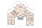 Shingle-Style House Plan - Buckley 96421 - 1st Floor Plan