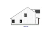 Farmhouse House Plan - 30438 - Left Exterior