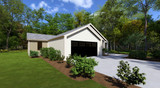 Traditional House Plan - The Primrose 89524 - Left Exterior