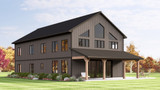 Country House Plan - 12271 - Left Exterior