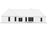 Craftsman House Plan - Mason 13358 - Rear Exterior