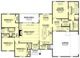 Craftsman House Plan - Mason 13358 - 1st Floor Plan