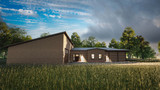 Traditional House Plan - The Square Peg 23887 - Front Exterior