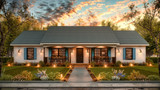 Traditional House Plan - SCOTT 2 19243 - Front Exterior