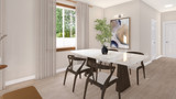 Traditional House Plan - Baeza 4 Plex 40225 - Dining Room