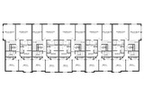 Traditional House Plan - Auburn 5 Plex 90098 - 2nd Floor Plan
