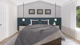 Traditional House Plan - Auburn 5 Plex 90098 - Master Bedroom