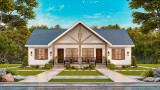 Bungalow House Plan - Hannah 93713 - Front Exterior