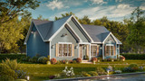 Traditional House Plan - Ginger 2 60269 - Left Exterior