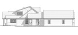 Craftsman House Plan - 48012 - Left Exterior