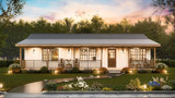 Ranch House Plan - Eve 2 16025 - Front Exterior